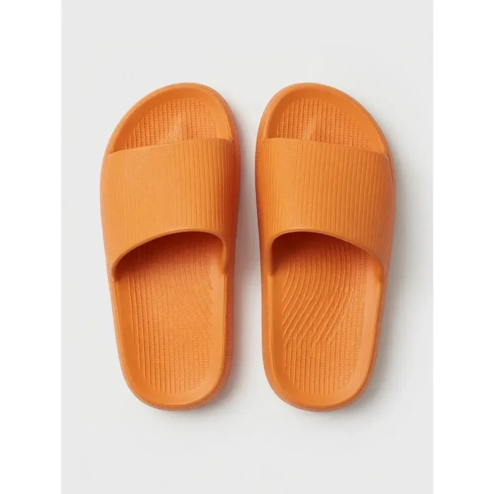 Men's Orange Platform Slides – Size 40-41 (US Men's 7.5–8.5) – Brand New!